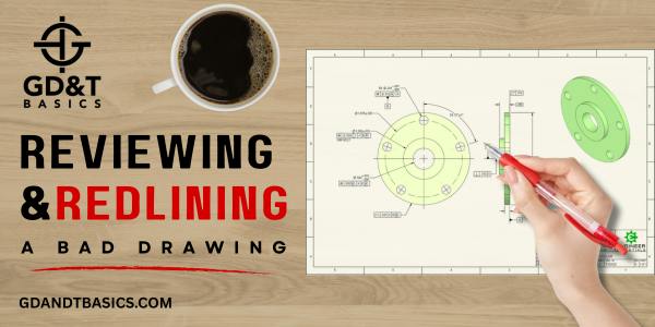 Reviewing and Redlining a Bad Drawing | GD&T Basics